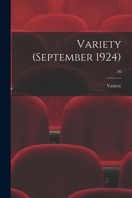 Produktbild: Variety (September 1924); 76