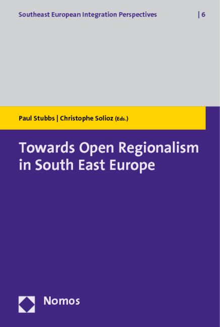 Produktbild: Towards Open Regionalism in South East Europe