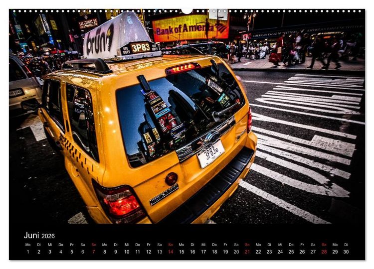 Produktbild: New York feeling (Wandkalender 2026 DIN A2 quer), CALVENDO Monatskalender