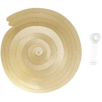 Produktbild: Spiral Luftschlangen, Gold Matt