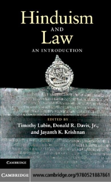 Produktbild: Hinduism and Law
