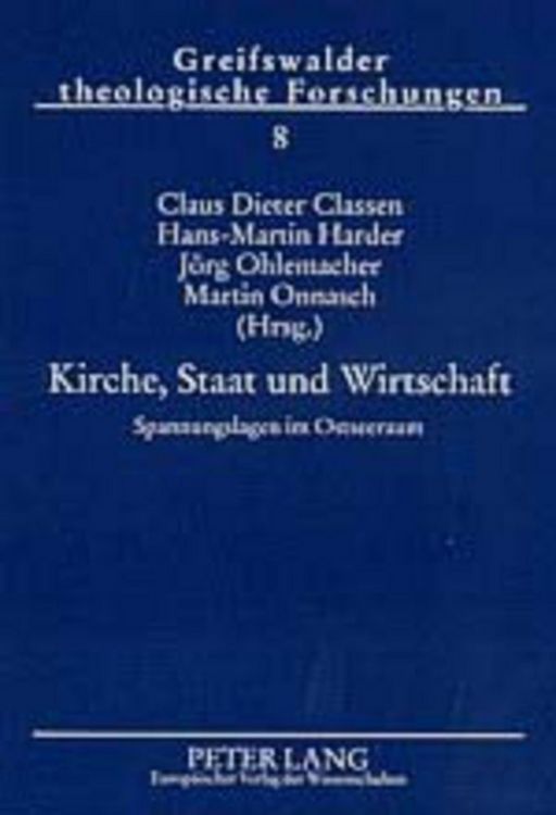 Produktbild: Kirche, Staat und Wirtschaft