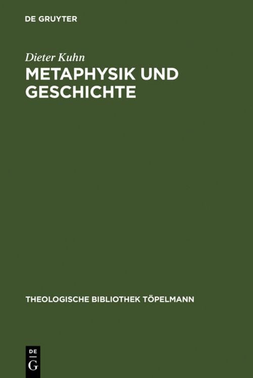 Bild vom Artikel Metaphysik und Geschichte vom Autor Dieter Kuhn