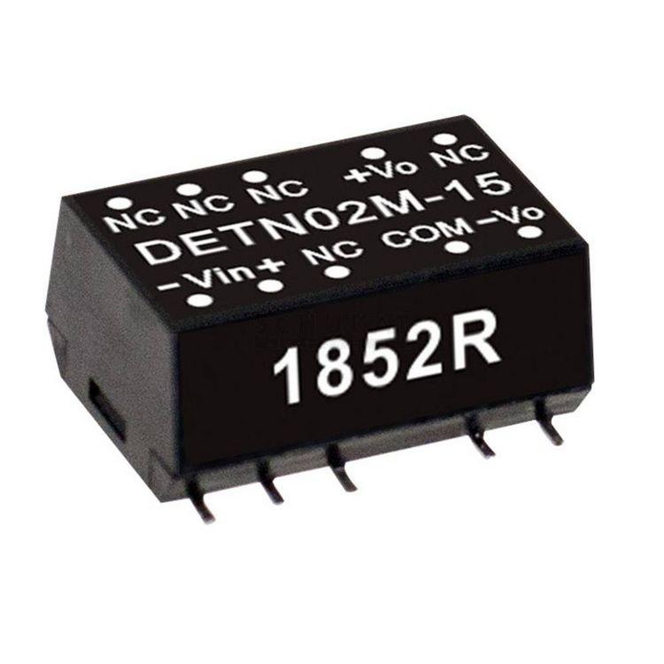 Produktbild: MEAN WELL DETN02N-05 DC/DC-Wandlermodul 200mA 2W Anzahl Ausg&auml;nge: 2 x Inhalt 1St.