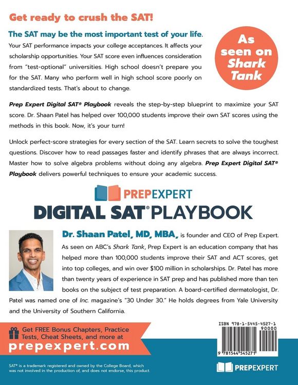 Produktbild: Prep Expert Digital SAT Playbook
