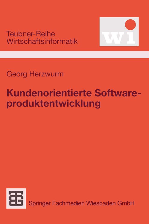 Produktbild: Kundenorientierte Softwareproduktentwicklung