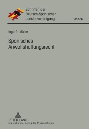 Produktbild: Spanisches Anwaltshaftungsrecht