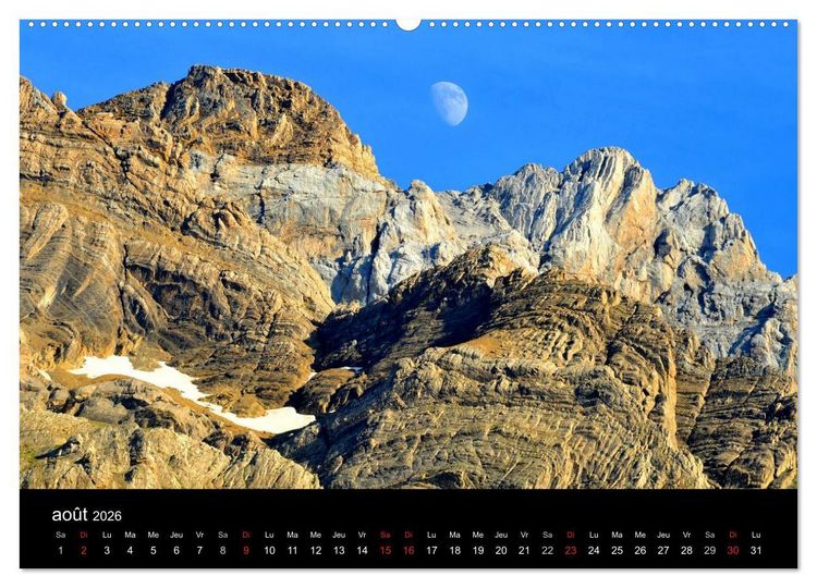 Produktbild: Couleurs Pyr&eacute;n&eacute;es (Calendrier mural 2026 DIN A2 vertical) calendrier de bureau