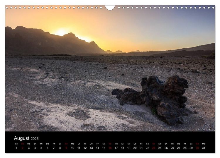 Produktbild: Teneriffa - Die Vulkaninsel im sch&ouml;nsten Licht (Wandkalender 2026 DIN A3 quer), CALVENDO Monatskalender