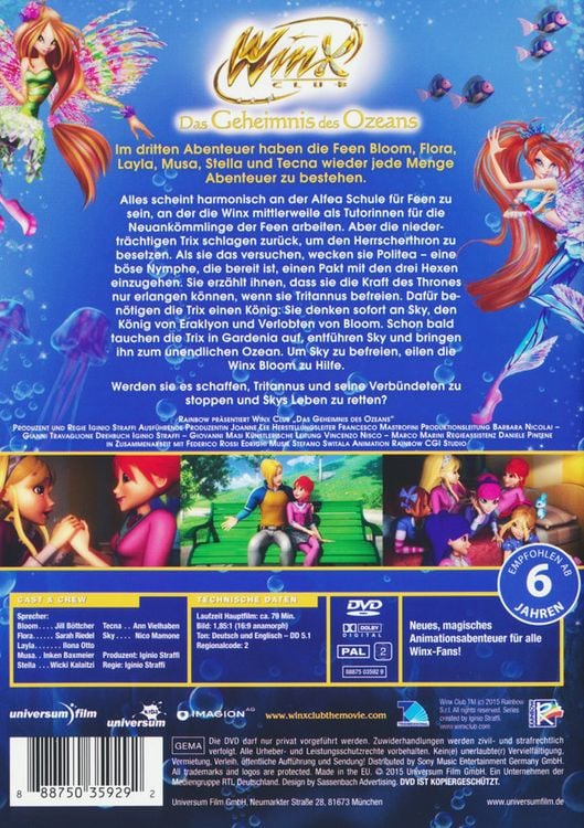 Produktbild: Winx Club - Das Geheimnis des Ozeans