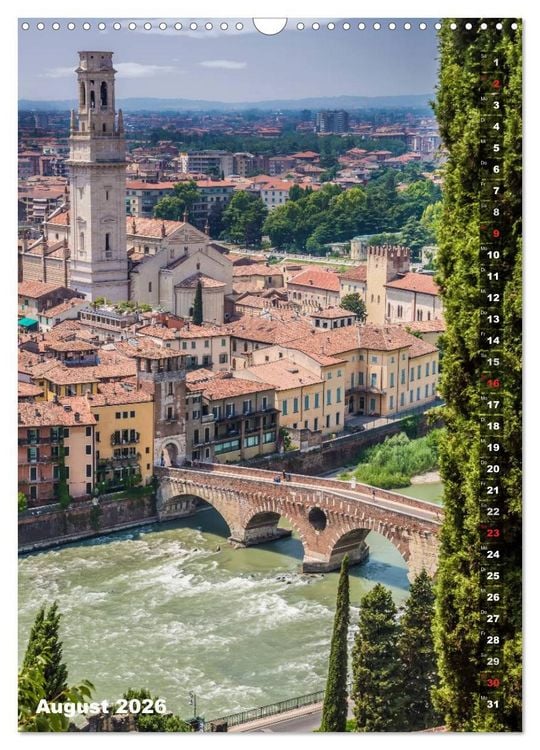 Produktbild: VERONA Bildsch&ouml;ne Altstadt (Wandkalender 2026 DIN A3 hoch), CALVENDO Monatskalender