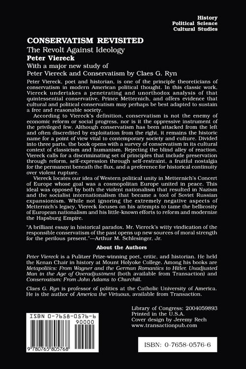 Produktbild: Conservatism Revisited