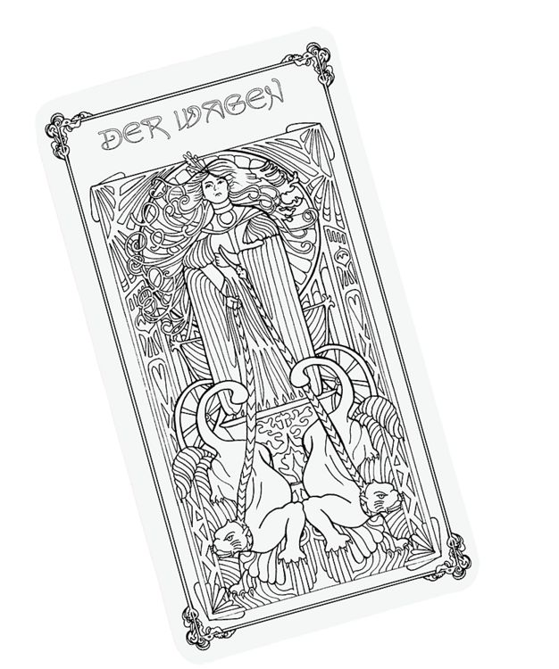 Produktbild: Tarot zum Ausmalen