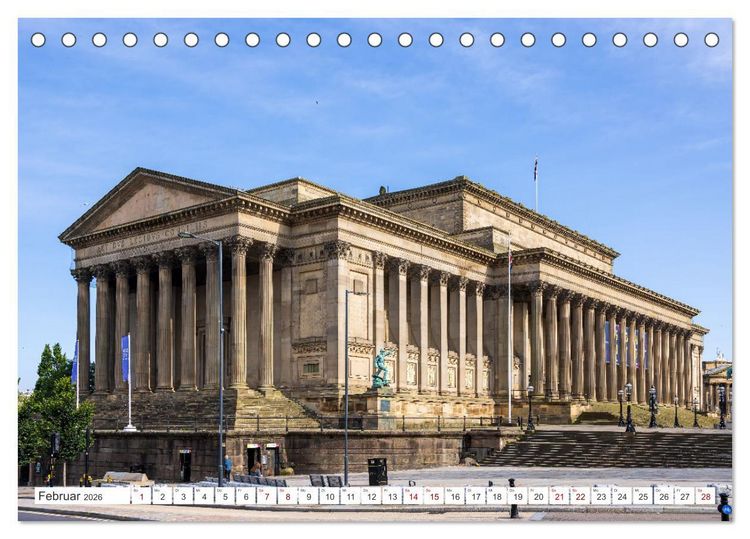 Produktbild: Faszination Liverpool (Tischkalender 2026 DIN A5 quer), CALVENDO Monatskalender