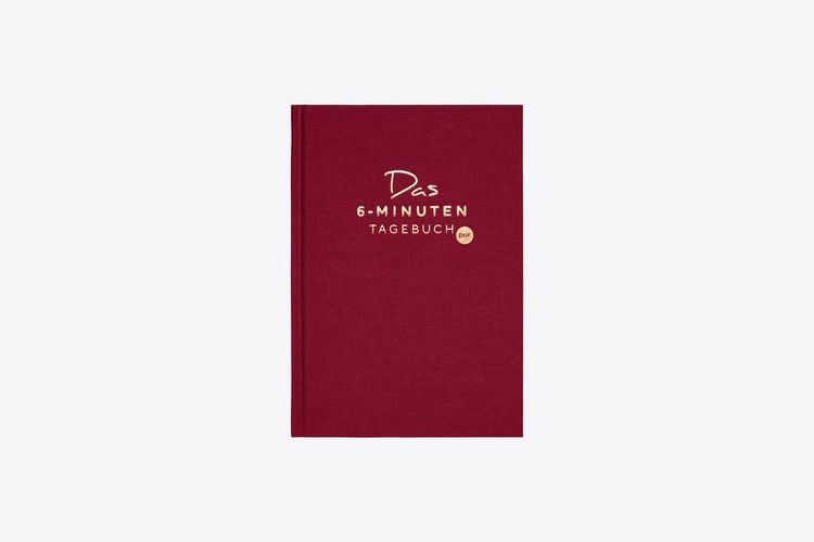 Produktbild: Das 6-Minuten-Tagebuch pur (rubin)