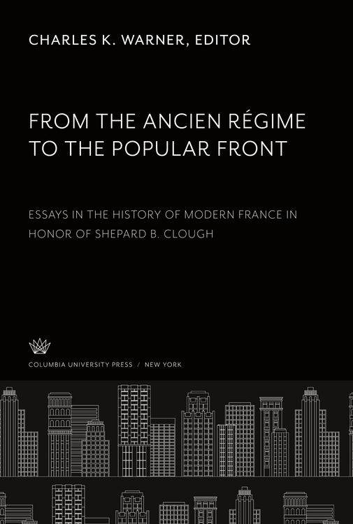 Produktbild: From the Ancien R&eacute;gime to the Popular Front