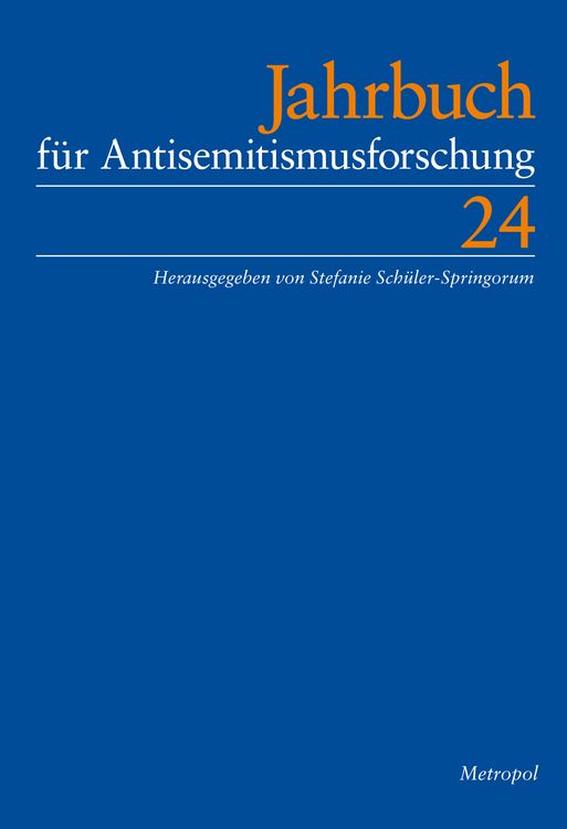 Produktbild: Jahrbuch f&uuml;r Antisemitismusforschung 24 (2015)
