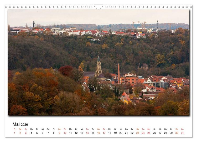 Produktbild: Aus der Ferne: Schw&auml;bisch Hall 2026 (Wandkalender 2026 DIN A3 quer), CALVENDO Monatskalender