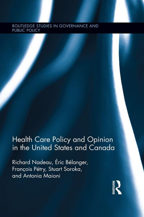 Produktbild: Health Care Policy and Opinion in the United States and Canada