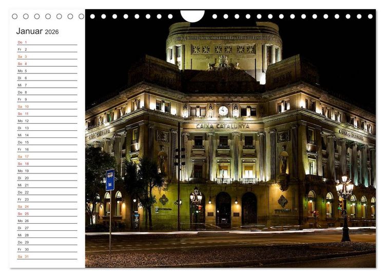 Produktbild: Metropole Barcelona (Wandkalender 2026 DIN A4 quer), CALVENDO Monatskalender