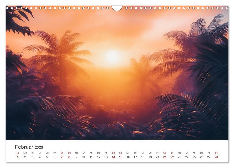 Produktbild: Die Seele des Dschungels - Eine Reise in tropische Wildnis (Wandkalender 2026 DIN A3 quer), CALVENDO Monatskalender