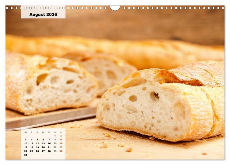 Produktbild: BROTART / 2026 (Wandkalender 2026 DIN A3 quer), CALVENDO Monatskalender