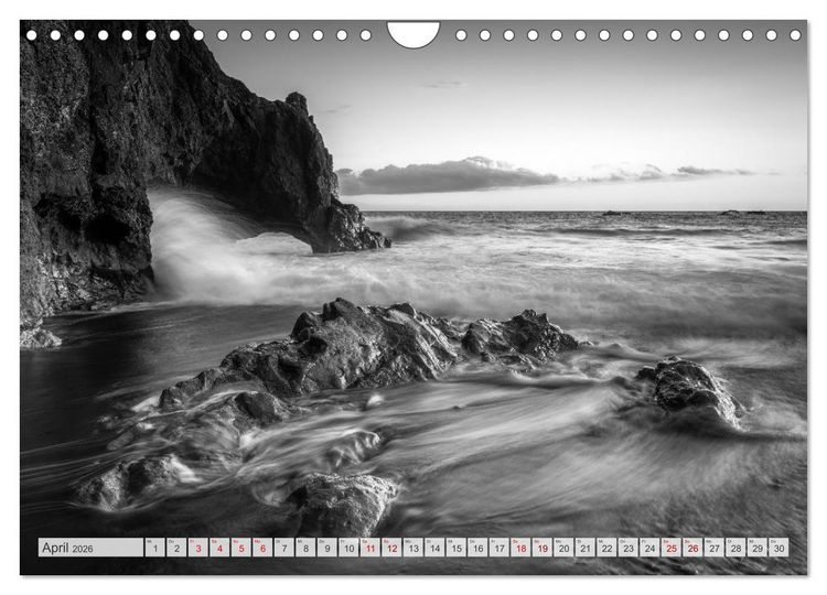 Produktbild: Monochrome Wonders (Wandkalender 2026 DIN A4 quer), CALVENDO Monatskalender