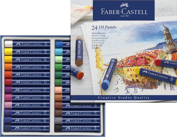 Produktbild: Faber-Castell &Ouml;lpastellkreiden, 24er Set