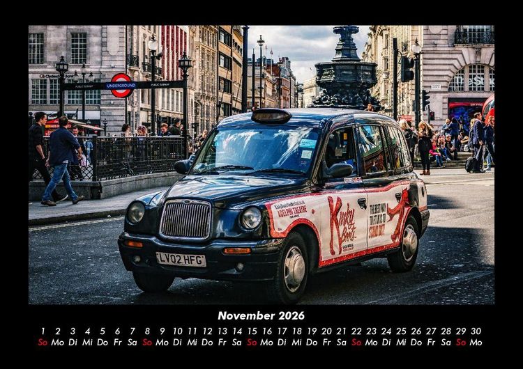 Produktbild: London 2026 Fotokalender DIN A3