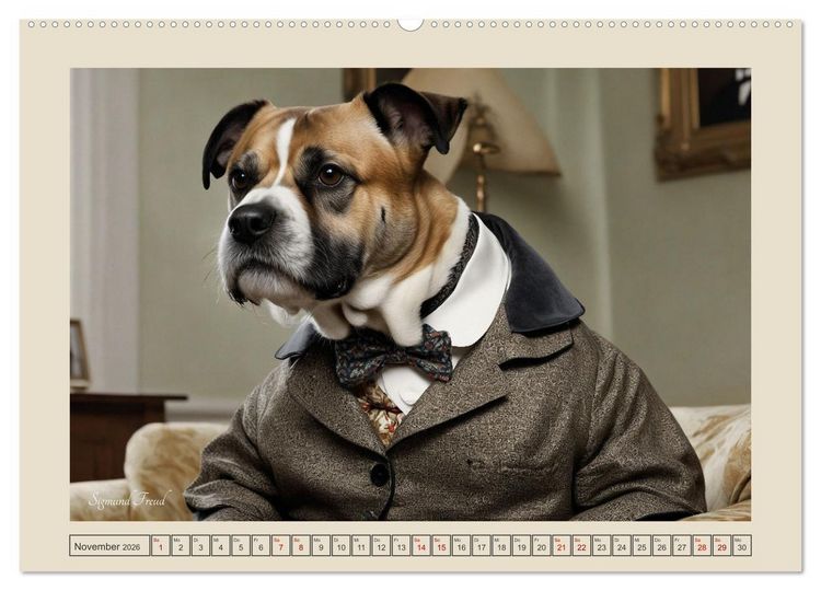 Produktbild: Historische Hundetage (hochwertiger Premium Wandkalender 2026 DIN A2 quer), Kunstdruck in Hochglanz