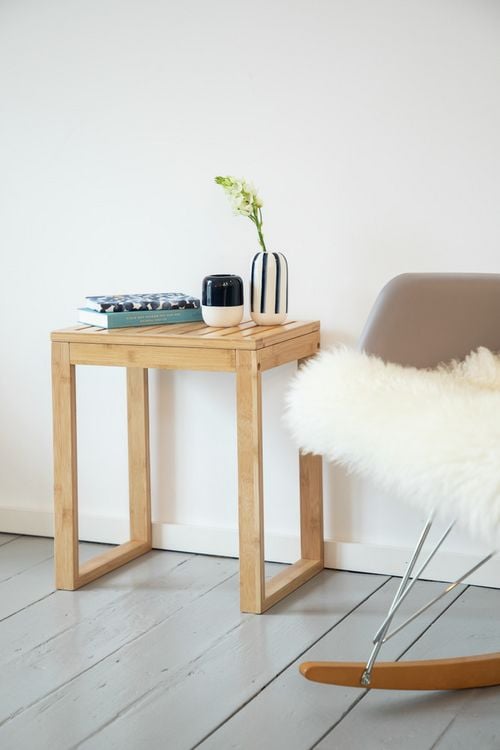 Produktbild: Badhocker Mod. Bamboo, Hocker aus Bambus