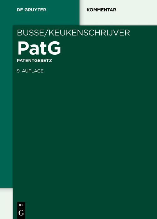 Produktbild: Patentgesetz