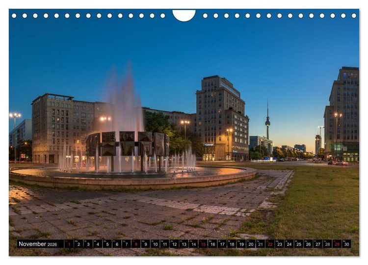 Produktbild: Berlin - Faszination Hauptstadt (Wandkalender 2026 DIN A4 quer), CALVENDO Monatskalender