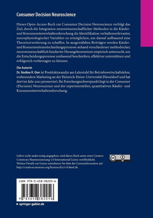 Produktbild: Consumer Decision Neuroscience