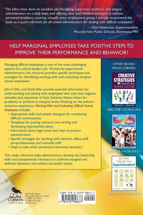 Produktbild: Working With and Evaluating Difficult School Employees