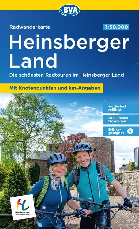 Bild vom Artikel BVA Radwanderkarte Heinsberger Land 1:50.000, mit Knotenpunkten, reiß- und wetterfest, GPS-Tracks Download, E-Bike geeignet vom Autor BVA BikeMedia GmbH