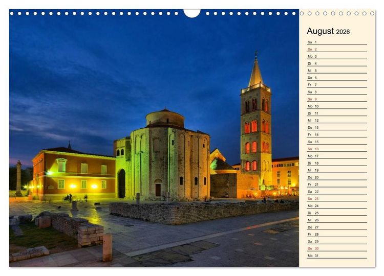 Produktbild: Zadar und Norddalmatien (Wandkalender 2026 DIN A3 quer), CALVENDO Monatskalender