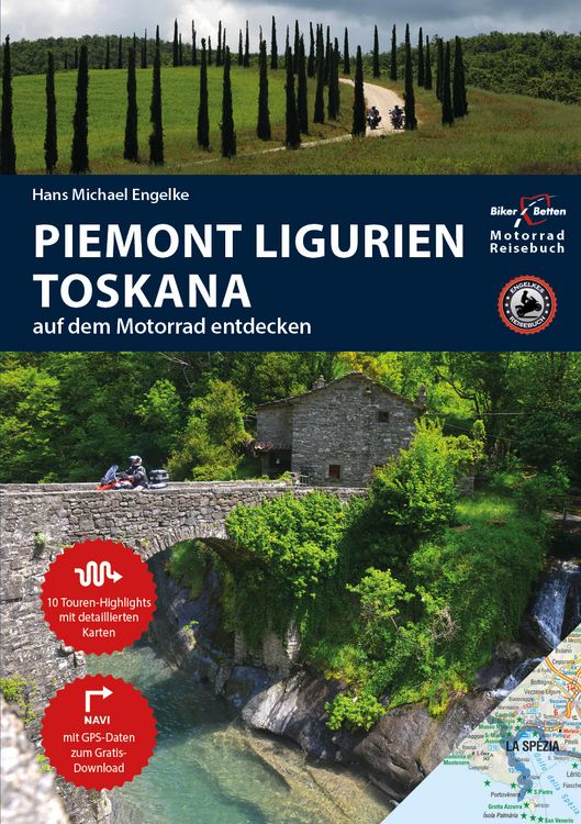 Produktbild: Motorrad Reisef&uuml;hrer Piemont Ligurien Toskana