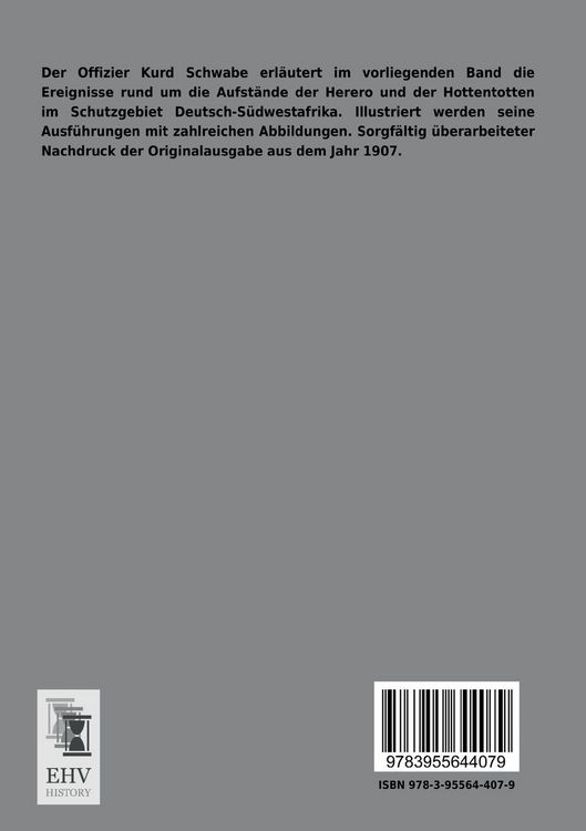 Produktbild: Der Krieg in Deutsch-S&uuml;dwestafrika 1904 - 1906