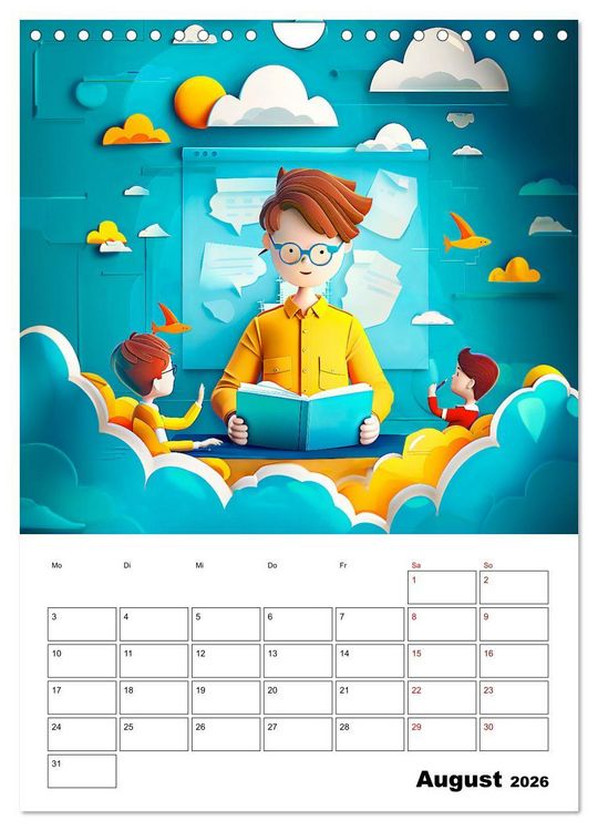 Produktbild: Traumjobs von Morgen - Der Zukunfts-Planer f&uuml;r gro&szlig;e Tr&auml;ume (Wandkalender 2026 DIN A4 hoch), CALVENDO Monatskalender