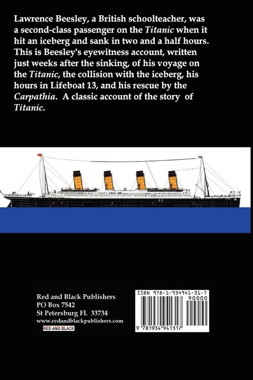 Produktbild: The Loss of the SS Titanic; Its Story and Its Lessons