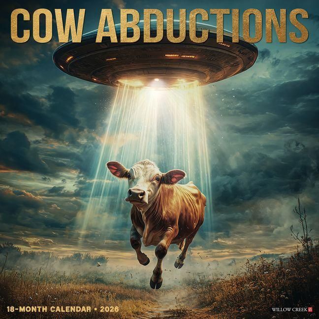 Produktbild: Cow Abductions 2026 Wall Calendar