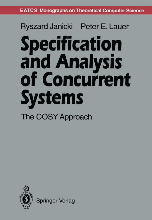 Produktbild: Specification and Analysis of Concurrent Systems