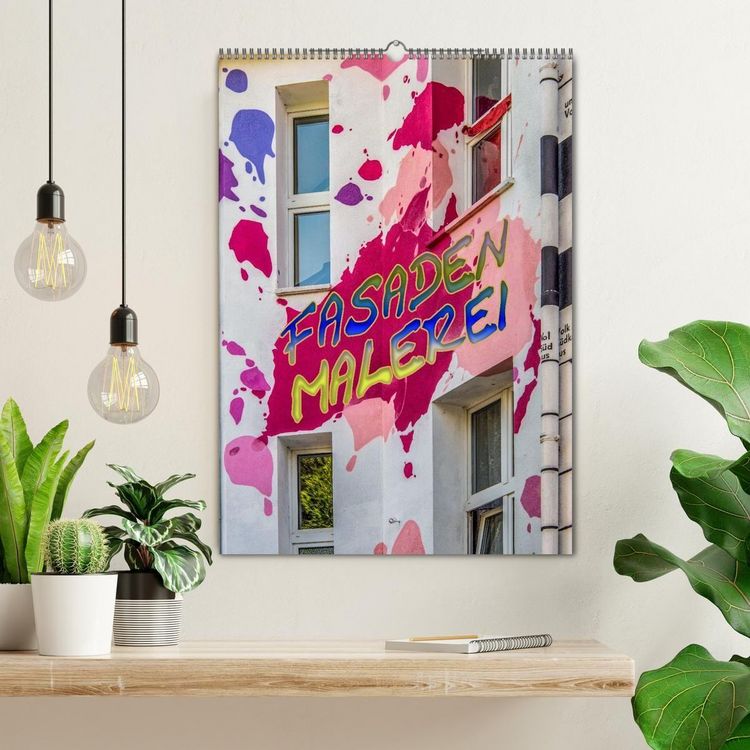Produktbild: Fasadenmalerei (Wandkalender 2026 DIN A2 hoch), CALVENDO Monatskalender