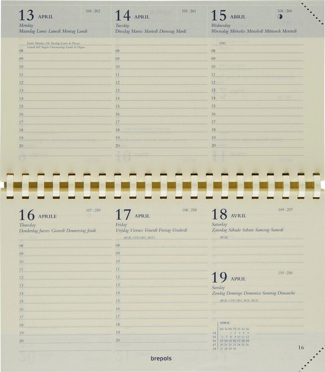 Produktbild: Ersatzkalender Omniplan 1W/2S