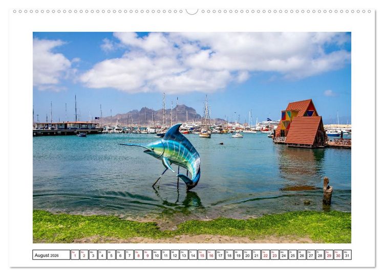 Produktbild: Mindelo - malerisches Reiseziel (Wandkalender 2026 DIN A2 quer), CALVENDO Monatskalender