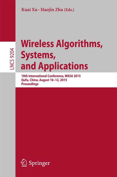 Produktbild: Wireless Algorithms, Systems, and Applications