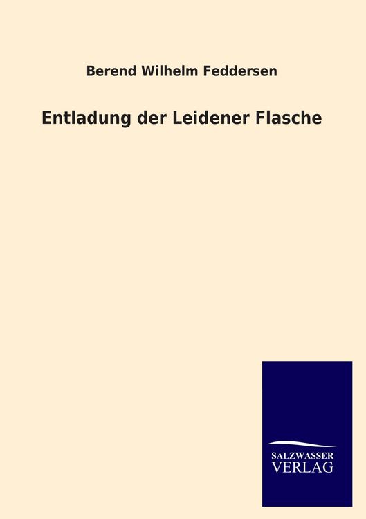 Produktbild: Entladung der Leidener Flasche