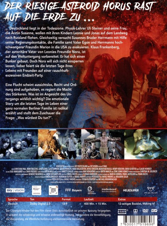 Produktbild: 8 Tage - Rette sich. Wer kann? - Staffel 1 [3 DVDs]