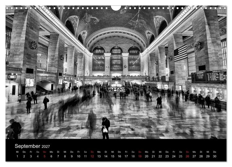 Produktbild: New York 2027 (Wandkalender 2027 DIN A3 quer), CALVENDO Monatskalender